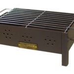 BARBACOA CARBON RECTANGULAR SOBREMESA PARRILLA CINCADA - 31 X 21 X 14 CM