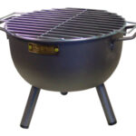 BARBACOA CARBON REDONDA SOBREMESA PARRILLA CINCADA RED - Ø 24 X 24 CM