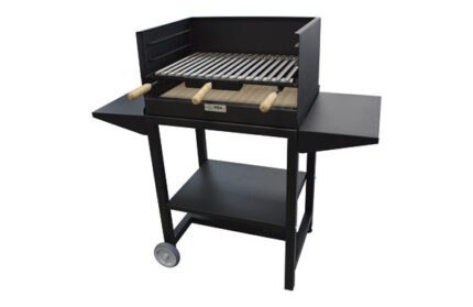 BARBACOA CARBON-LEÑA RECTANGULAR CON REFRECTARIO - H101 X 125 X 58 CM