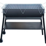 BARBACOA CARBON-LEÑA RECTANGULAR CURVA ESPECIAL CALCOTS - 87 X 50 X 82 CM