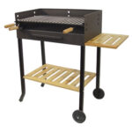 BARBACOA CARBON-LEÑA RECTANGULAR HIERRO FORJADO G - 93 X 68 X 40 CM