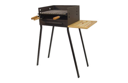 BARBACOA CARBON-LEÑA RECTANGULAR HIERRO FORJADO P - 91 X 44 X 37 CM
