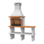 BARBACOA LADRILLO "ANETO" - 240 X 160 X 58 CM