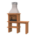 BARBACOA LADRILLO "BULNES" - 245 X 160 X 58 CM