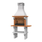 BARBACOA LADRILLO "TEIDE" - 240 X 124 X 58 CM