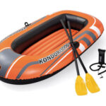 BARCA INFLABLE KONDOR 3000 CON REMOS Y BOMBA DE MANO - 232X115 CM