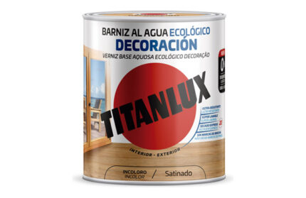 BARNIZ AL AGUA ECOLOGICO DECORACION SATINADO - 750 ML INCOLORO