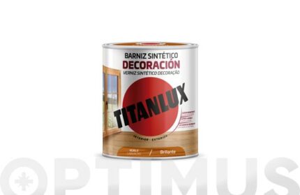 BARNIZ SINTETICO DECORACION BRILLANTE - 750 ML ROBLE