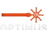 BARRA CORTINA KIT 160-300CM - SOL NARANJA