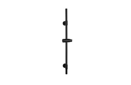 BARRA DUCHA ACERO INOX NEGRO - BASIC 66 CM