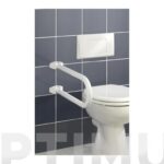 BARRA SEGURIDAD BAÑO PLEGABLE BLANCO - 53 CM