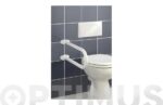 BARRA SEGURIDAD BAÑO PLEGABLE BLANCO - 53 CM