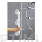 BARRA SEGURIDAD BAÑO VENTOSA TRIO BLANCO - 49.5 CM