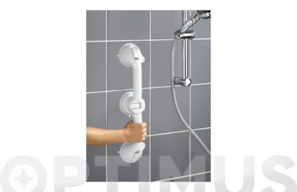 BARRA SEGURIDAD BAÑO VENTOSA TRIO BLANCO - 49.5 CM