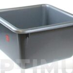 BARREÑO CUADRADO PLATA 10 L - 30 X 17 CM