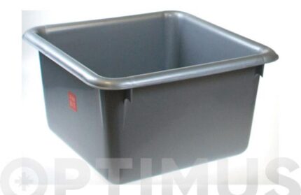 BARREÑO CUADRADO PLATA 10 L - 30 X 17 CM