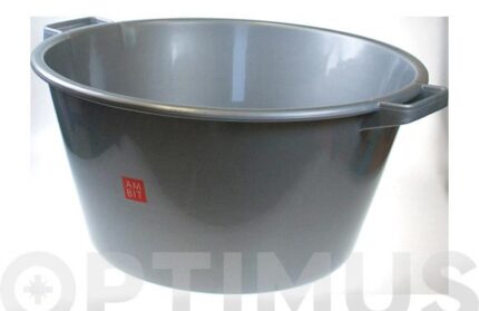 BARREÑO REDONDO PLATA 18 L - Ø 39 X 21 CM