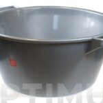 BARREÑO REDONDO PLATA 30 L - Ø 48 X 22 CM