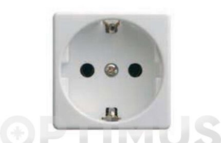 BASE ENCHUFE 2P + TT BLANCO
