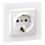 BASE ENCHUFE SCHUKO TT EMPOTRAR BLANCO - SERIE 10