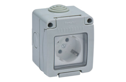 BASE ENCHUFE TT SUPERFICIE - 16A IP55