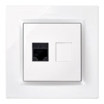 BASE ETHERNET RJ45 CAT.5E EMPOTRAR BLANCO - SERIE 10