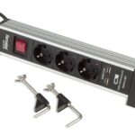 BASE MULTIPLE ALUMINIO CON INTERRUPTOR