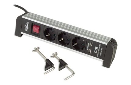 BASE MULTIPLE ALUMINIO CON INTERRUPTOR