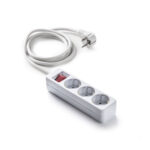 BASE MULTIPLE ECO CON INTERRUPTOR BLANCA