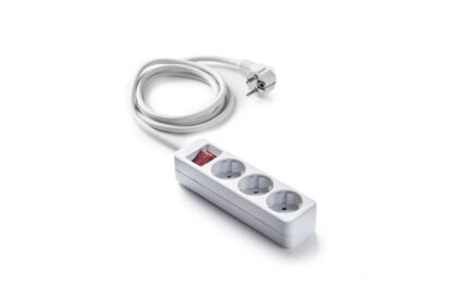 BASE MULTIPLE ECO CON INTERRUPTOR BLANCA