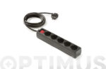 BASE MULTIPLE ECO CON INTERRUPTOR NEGRA - Imagen 2