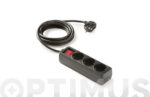 BASE MULTIPLE ECO CON INTERRUPTOR NEGRA - Imagen 4
