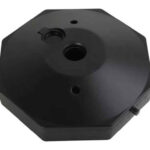 BASE NEGRA PARA POSTE RELLENABLE - PARA POSTE BLANCO/ROJO