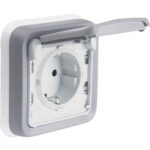 BASE SCHUKO EMPOTRAR GRIS IP55 - PLEXO