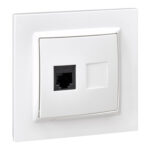 BASE TELEFONO EMPOTRAR BLANCO - SERIE 10