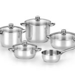 BATERIA INOX OPTIMA TAPA CRISTAL