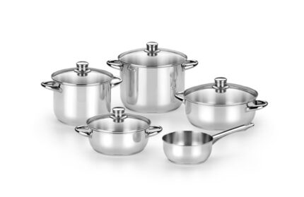 BATERIA INOX OPTIMA TAPA CRISTAL