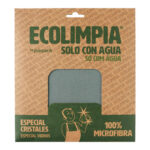 BAYETA CRISTALES MICROFIBRA VERDE - 50X40 CM