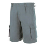 BERMUDA ALGODON 245 GR TOP GRIS - TALLA 50 / 52