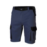 BERMUDA POLIESTER / ALGODON 200 GR SOLID MATCH NAVY / NEGRO - TALLA 48