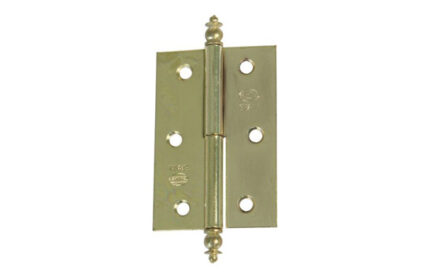 BISAGRA LATONADA BARNIZADA MOD 541 2 UNIDADES - DERECHA 70X43X1.2 MM