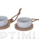 BOL CON BASE MADERA SET 2U - D.7.5CM