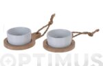 BOL CON BASE MADERA SET 2U - D.7.5CM