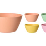 BOL MELAMINA COLORS SURTIDO (EXPOSITOR) - Ø14,5 X 7 CM - SURTIDO PASTEL