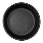 BOL PORCELANA NEGRO FOSIL - Ø 12 X 6 CM