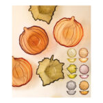 BOL VIDRIO AUTUM SURTIDO - 12 CM