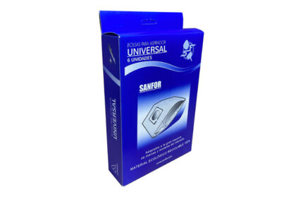 BOLSA ASPIRADOR UNIVERSAL PAPEL ECOLOGICO DE DOBLE CAPA - 6 UNIDADES