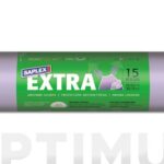 BOLSA BASURA 30 L (15 UDS) CIERRA FACIL EXTRA - 55X62 CM