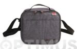 BOLSA PORTA ALIMENTOS CITY PROMO - GRIS+2 CONTENEDORES 0,6 L