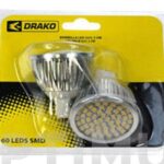 BOMBILLA LED DICROICA (PACK 2 UNIDADES) - MR16 LUZ CALIDA 250-300LM 5W